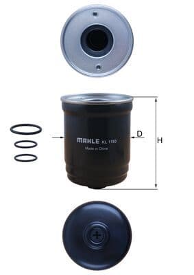 KNECHT Palivový filter KL 1193D 1
