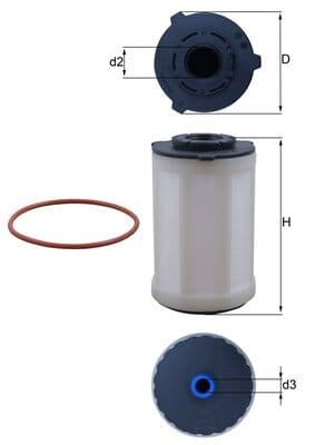 KNECHT Palivový filter KX 655D 1