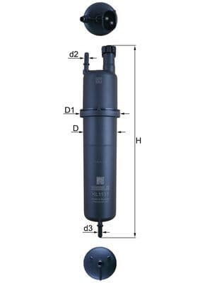 KNECHT Palivový filter KL 1131 1