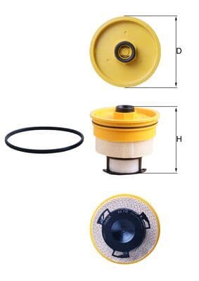 KNECHT Palivový filter KX 716D 1