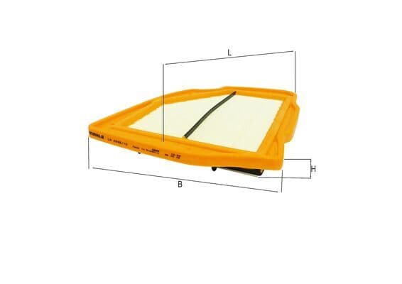 KNECHT Vzduchový filter LX 4898/10 1