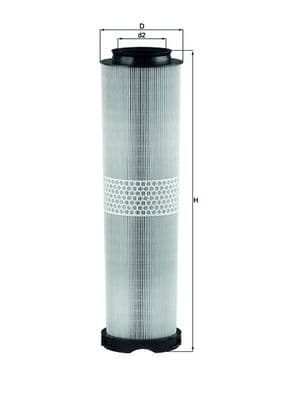KNECHT Vzduchový filter LX8164 1
