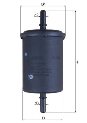 KNECHT Palivový filter KL248 1
