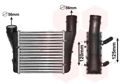 VAN WEZEL Chladič plniaceho vzduchu 03004221 1