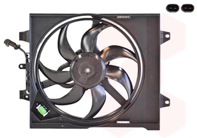 VAN WEZEL Ventilátor chladenia motora 1604747 1