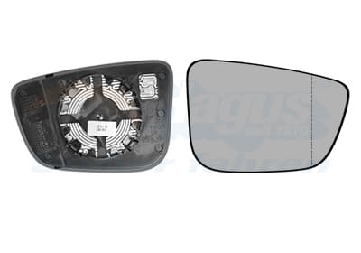 VAN WEZEL Sklo Vonkajšieho zrkadla 0550838 1