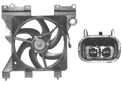 VAN WEZEL Ventilátor chladenia motora 0956746 1