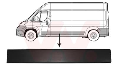 VAN WEZEL Ozdobná/ochranná lišta dverí 0982407 1