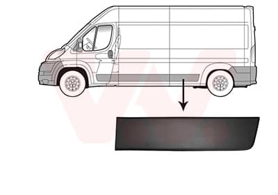 VAN WEZEL Ozdobná/ochranná lišta bočnej steny 0982415 1