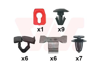 VAN WEZEL Montážna sada pre kapotu motora 0983797 1