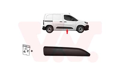 VAN WEZEL Ozdobná/ochranná lišta dverí 0991424 1