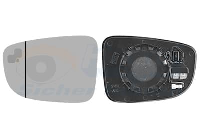 VAN WEZEL Sklo Vonkajšieho zrkadla 2745835 1