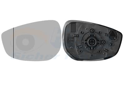 VAN WEZEL Sklo Vonkajšieho zrkadla 2751831 1