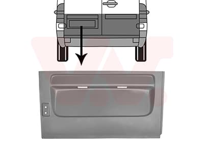 VAN WEZEL Zadné dvere 3075149 1