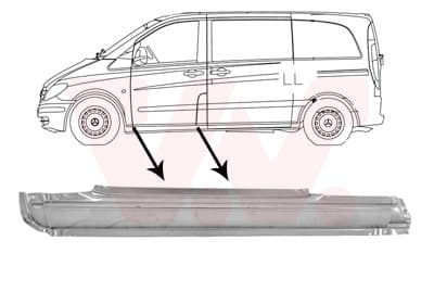 VAN WEZEL Nástupný plech 3080101 1