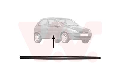 VAN WEZEL Ozdobná/ochranná lišta dverí 3776424 1