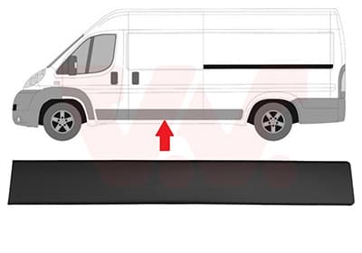 VAN WEZEL Ozdobná/ochranná lišta bočnej steny 4064407 1