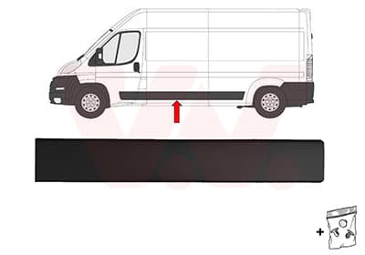 VAN WEZEL Ozdobná/ochranná lišta bočnej steny 4064409 1
