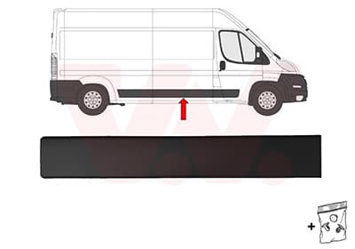 VAN WEZEL Ozdobná/ochranná lišta bočnej steny 4064410 1