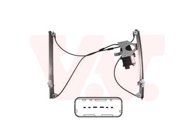 VAN WEZEL Mechanizmus zdvíhania okna 4332261 1