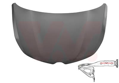 VAN WEZEL Kapota motora 4429660 1