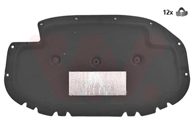 VAN WEZEL Izolácie motorového priestoru 5775460 1