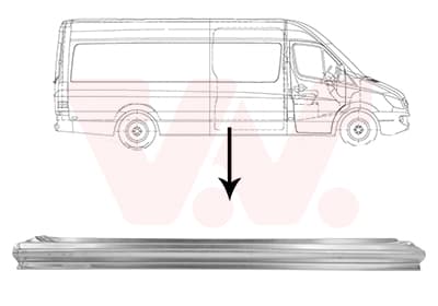 VAN WEZEL Nástupný plech 5862110 1