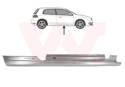 VAN WEZEL Nástupný plech 5863102 1