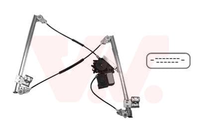VAN WEZEL Mechanizmus zdvíhania okna 5883262 1