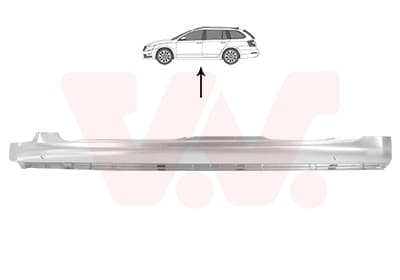 VAN WEZEL Nástupný plech 7624103 1