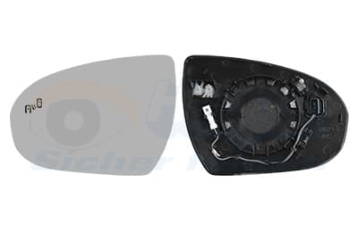 VAN WEZEL Sklo Vonkajšieho zrkadla 8264835 1