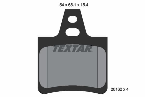 TEXTAR Sada brzdových platničiek kotúčovej brzdy 2016203 1
