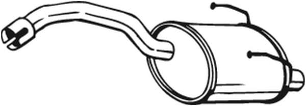 BOSAL Koncový tlmič výfuku 148357 1