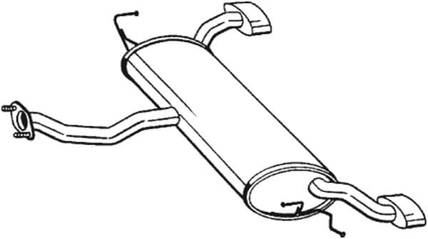 BOSAL Koncový tlmič výfuku 165003 1