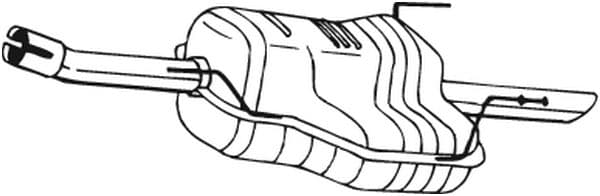 BOSAL Koncový tlmič výfuku 185-437 1