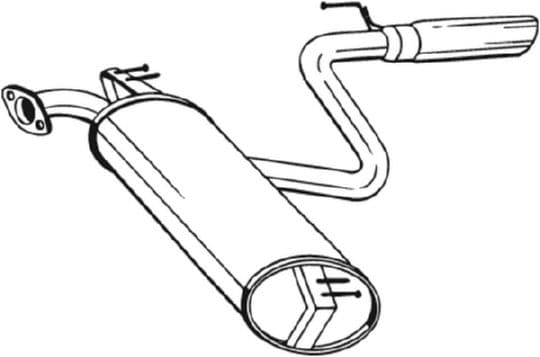 BOSAL Koncový tlmič výfuku 228469 1
