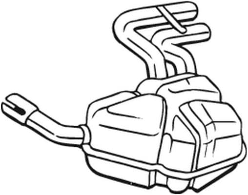 BOSAL Koncový tlmič výfuku 247041 1