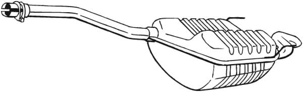 BOSAL Koncový tlmič výfuku 278433 1
