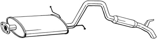 BOSAL Koncový tlmič výfuku 282959 1