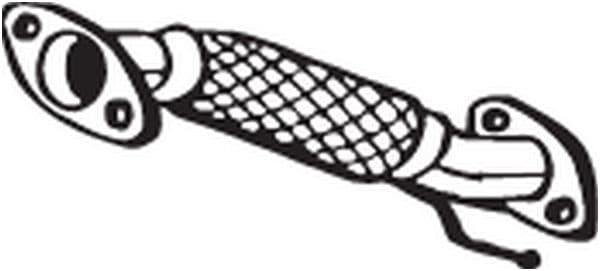 BOSAL Výfukové potrubie 700-237 1