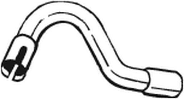 BOSAL Výfukové potrubie 738025 1