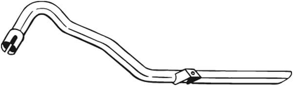 BOSAL Výfukové potrubie 801185 1
