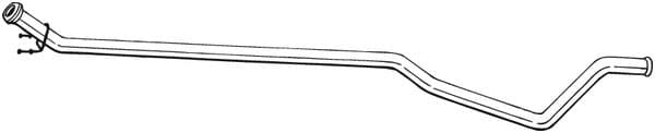 BOSAL Výfukové potrubie 952155 1