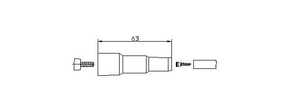 BREMI Pripájací konektor zapaľovacej sviečky 10229N1 1