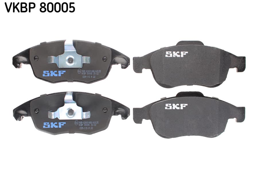SKF Sada brzdových platničiek kotúčovej brzdy VKBP 80005 1