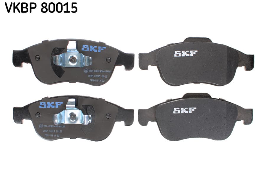 SKF Sada brzdových platničiek kotúčovej brzdy VKBP 80015 1