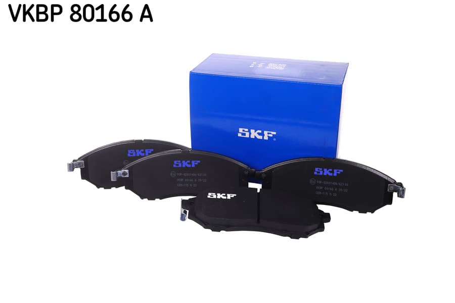 SKF Sada brzdových platničiek kotúčovej brzdy VKBP 80166 A 1