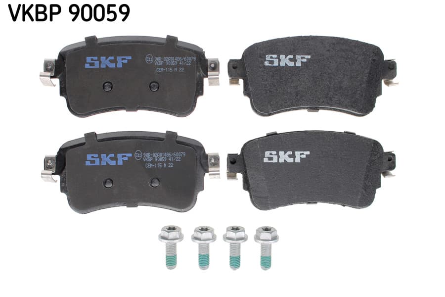 SKF Sada brzdových platničiek kotúčovej brzdy VKBP 90059 1
