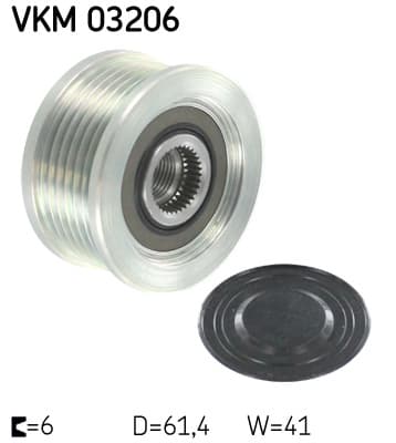 SKF Voľnobežka alternátora VKM03206 1