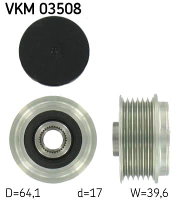 SKF Voľnobežka alternátora VKM03508 1